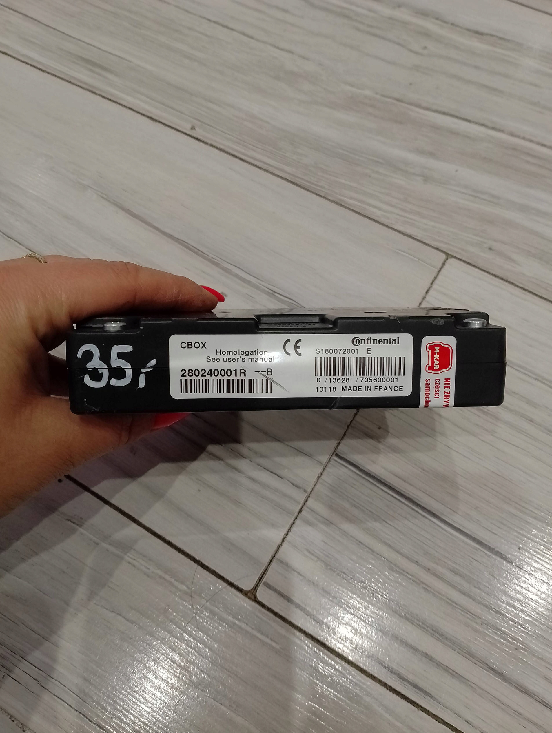 MODUŁ CBOX RENAULT MEGANE III 280240001R Numer katalogowy części 280240001R