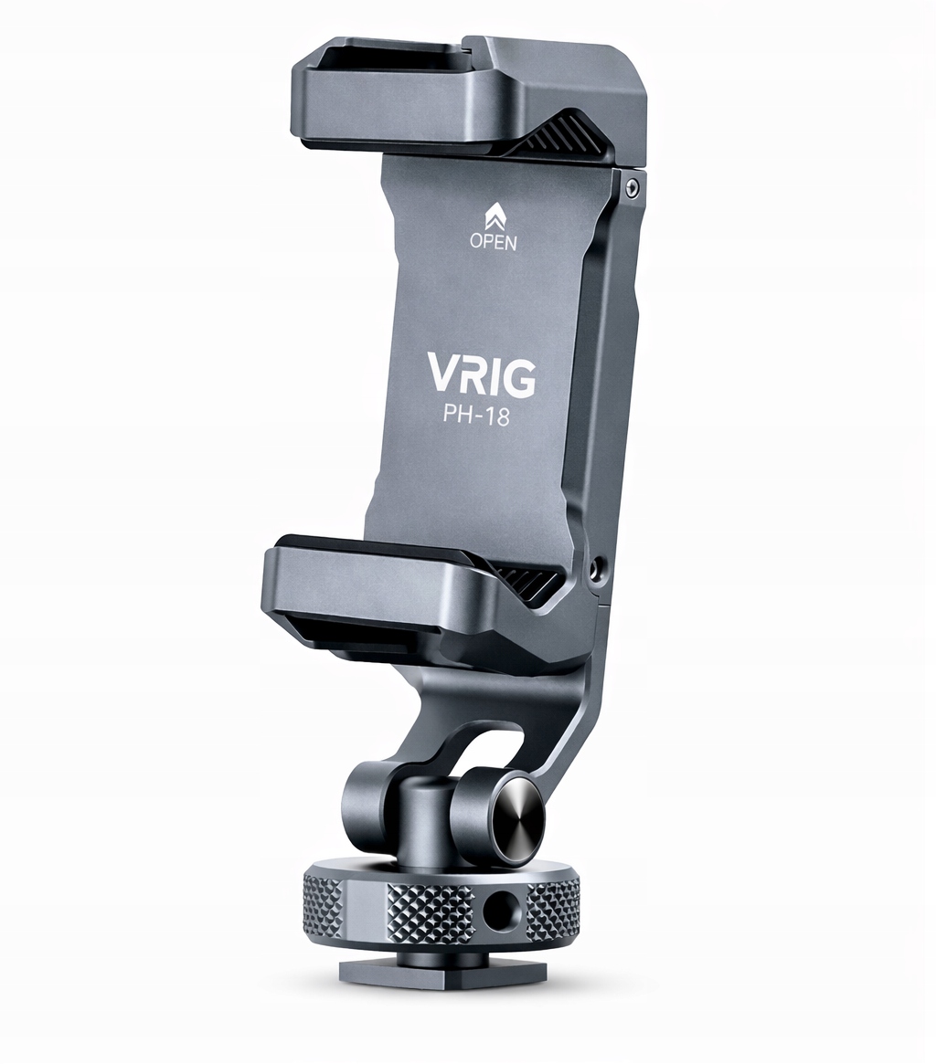 Držák adaptéru na telefon Stativ hliníkový 1/4 2x Studená patka