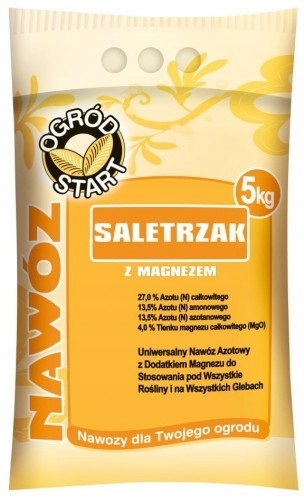 

Nawóz Saletrzak z Magnezem Azotem Granulat 5kg