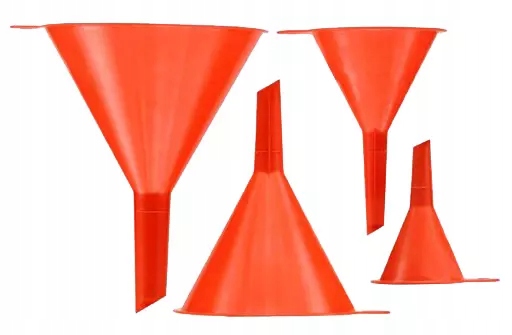 

Vorel Zestaw 4 Lejków 52 76 100 120 MM