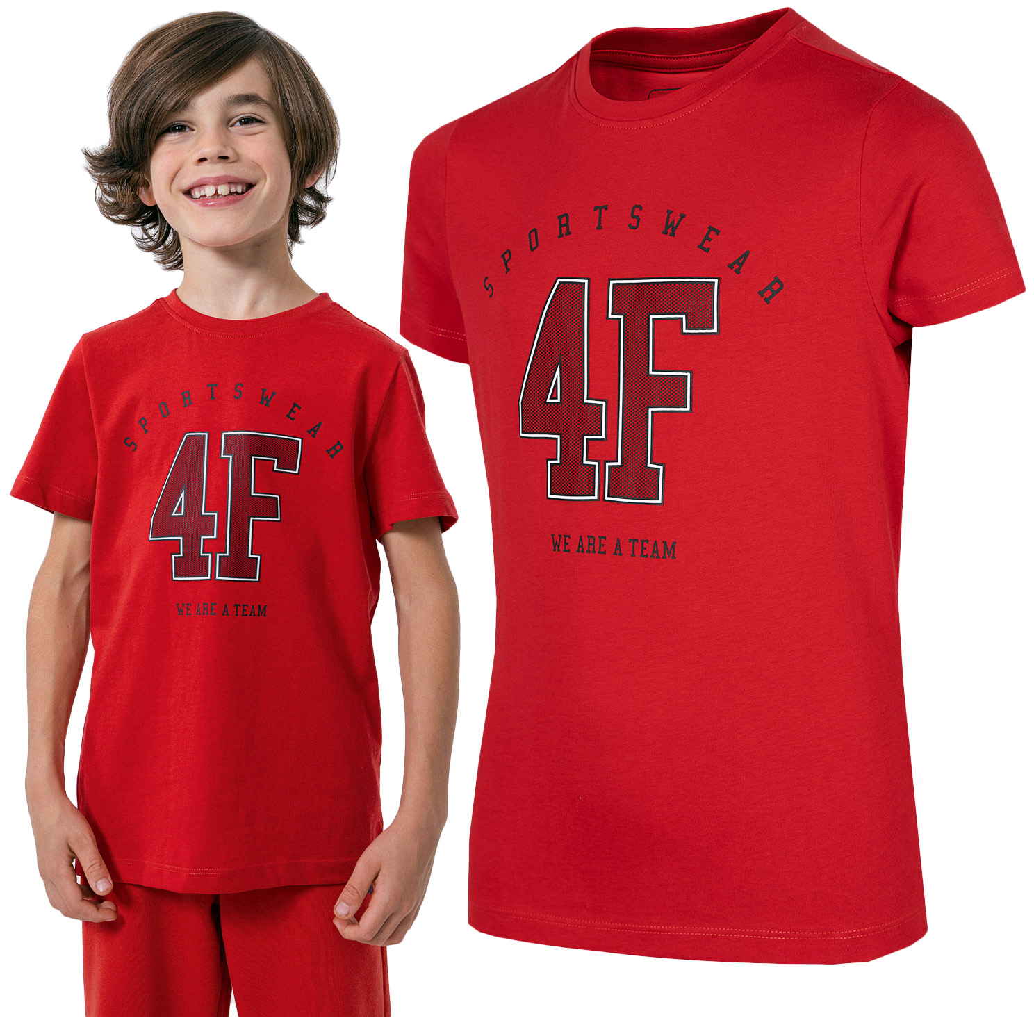 

Koszulka dziecięca T-shirt 4F junior JTSM008 134