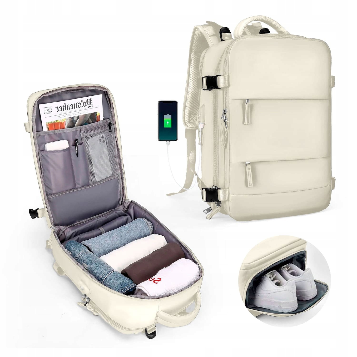 Plecak bagaż podręczny podróżny do samolotu kabinowy 40x30x20 Wizzair