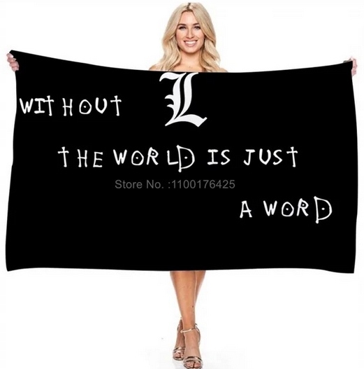 RĘCZNIK PLAŻOWY Z ANIME Death Note 70x140cm