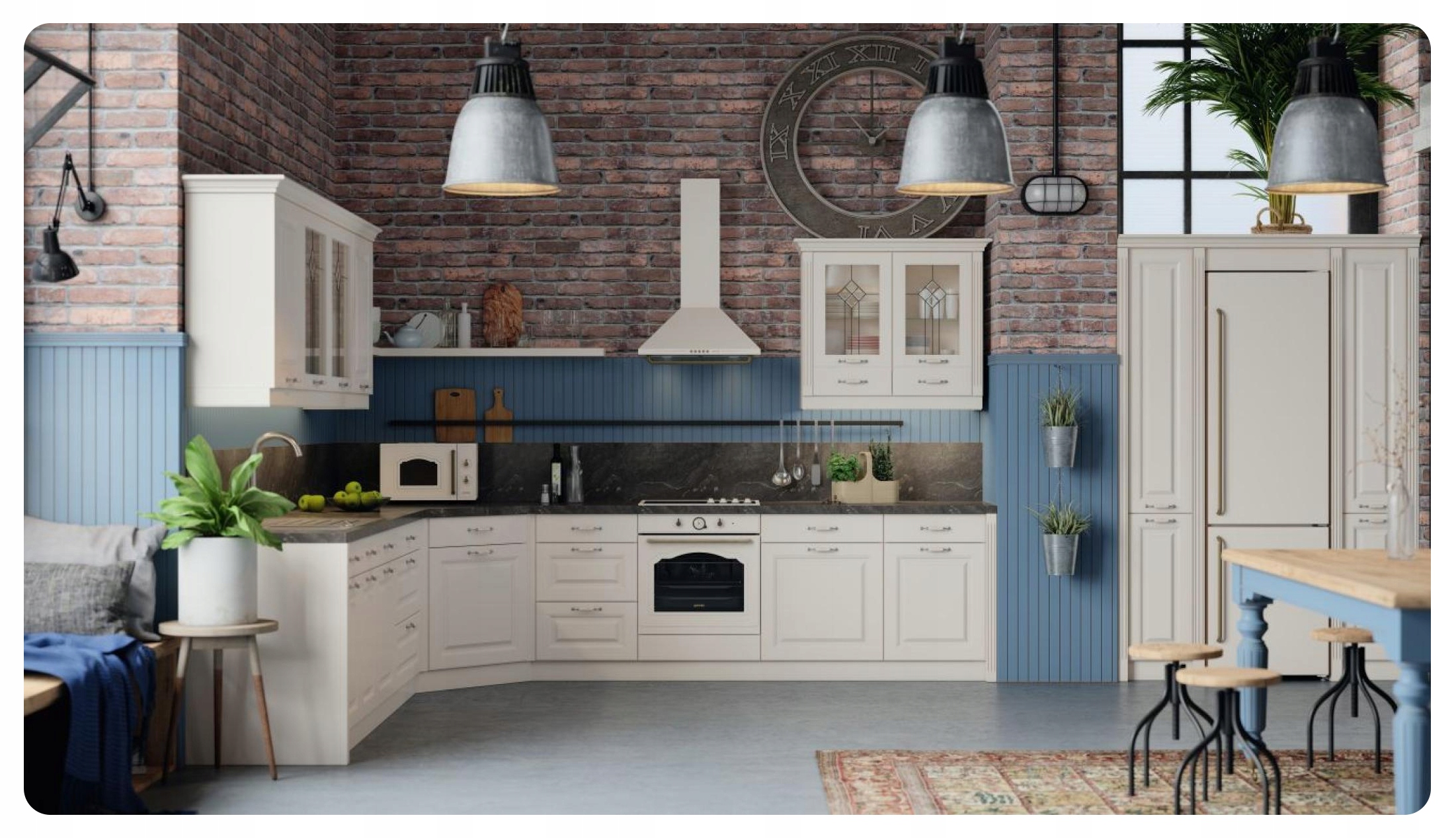 Zestaw RETRO GORENJE BOS67372CLI + BM235CLI + GI6401BSC + DK63MCLI + K17CLI Marka Gorenje