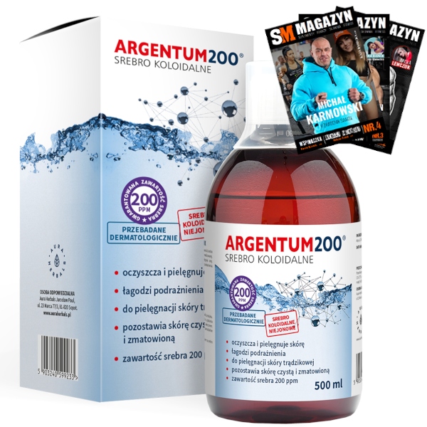 

Aura ARGENTUM200 Srebro Koloidalne 200 ppm 500 ml