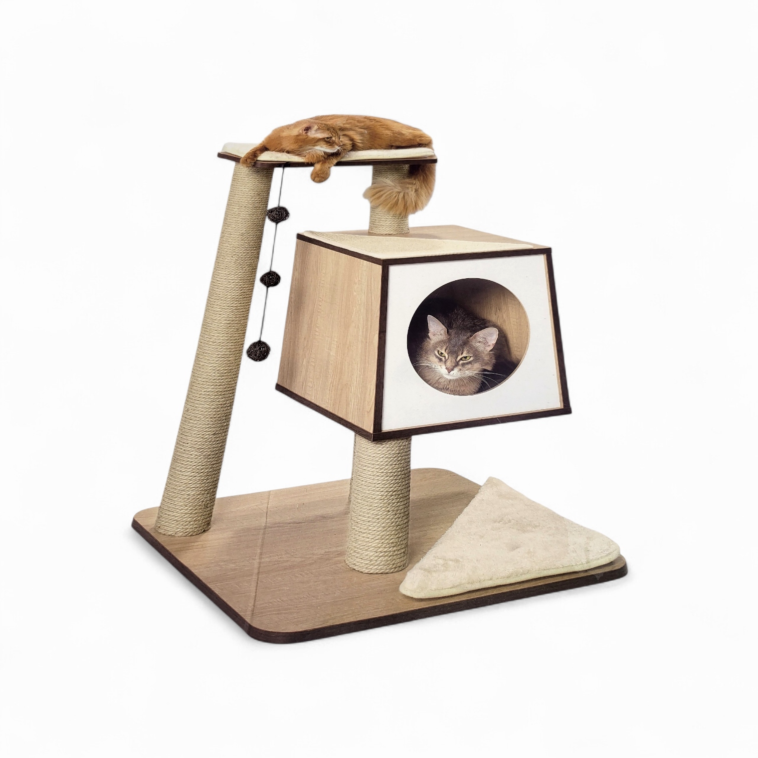 Zoofari Velký Domeček Škrabadlo Pro Kočky 56/A20