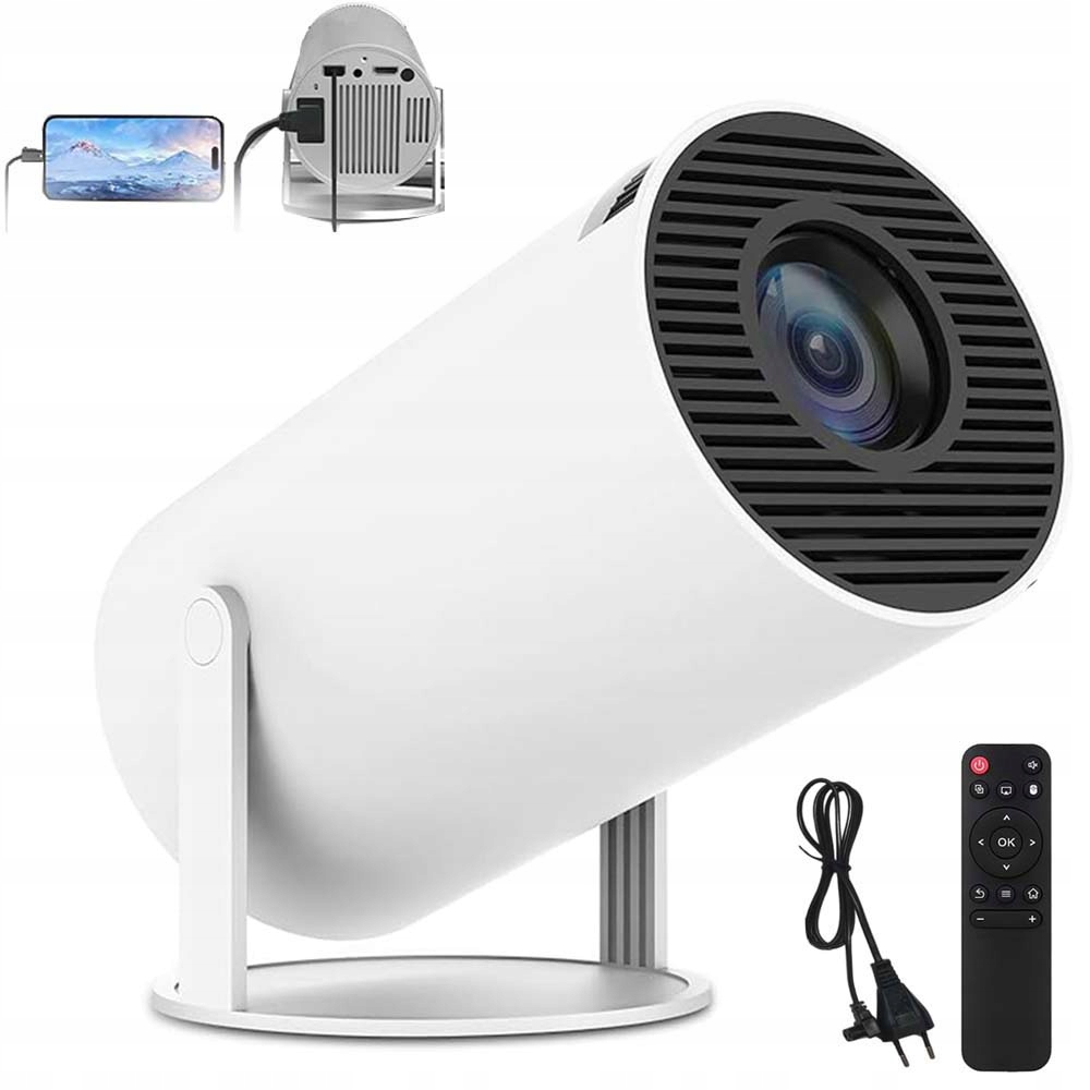 Mini Projektor Smart 720P Android Ios Wifi 5G Auto Keystone 130 Palců