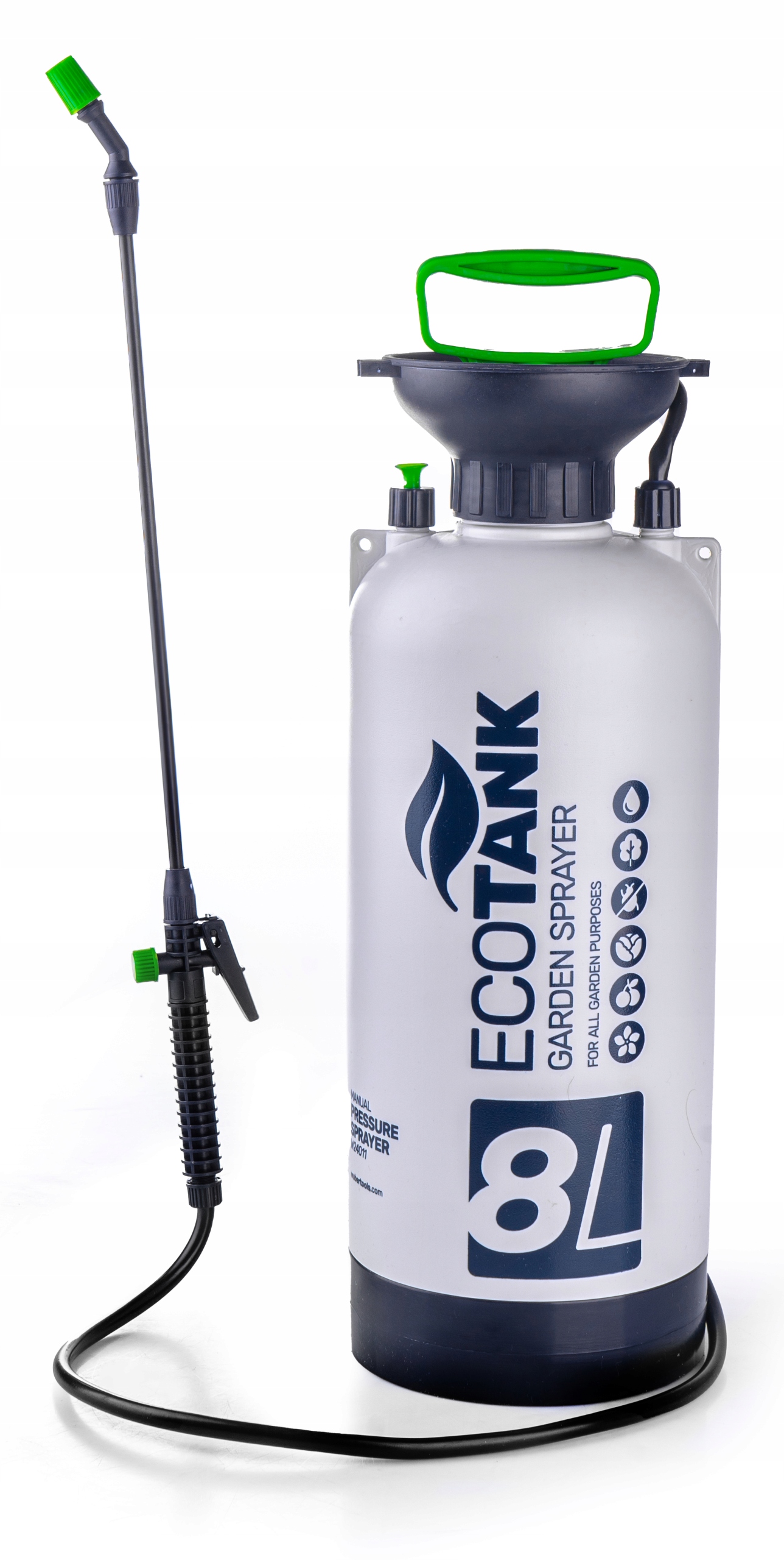 OPRYSKIWACZ CIŚNIENIOWY RĘCZNY DUŻY POJEMNOŚĆ 8L REGULACJA LANCA 98CM Stan opakowania oryginalne