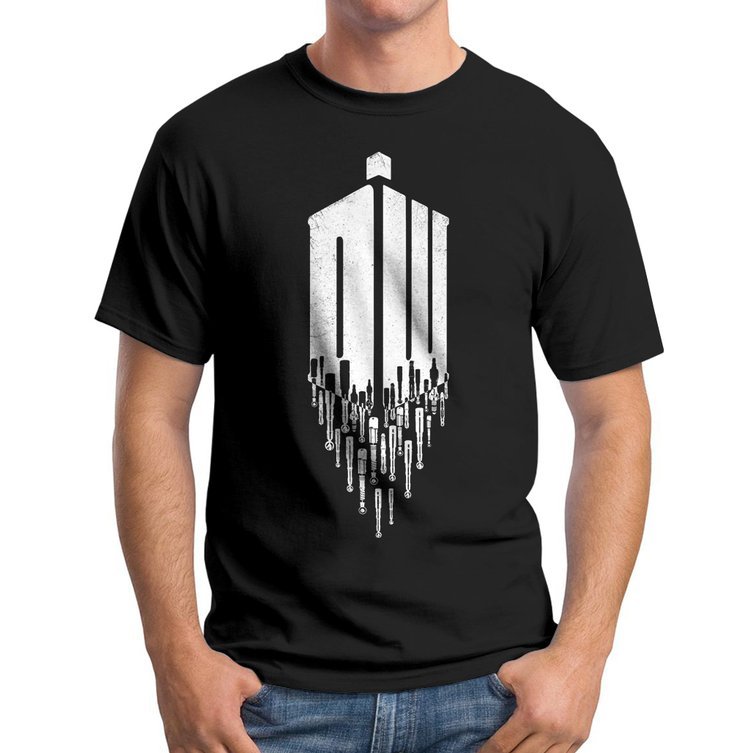 

Koszulka T-Shirt Doctor Who B&w XL