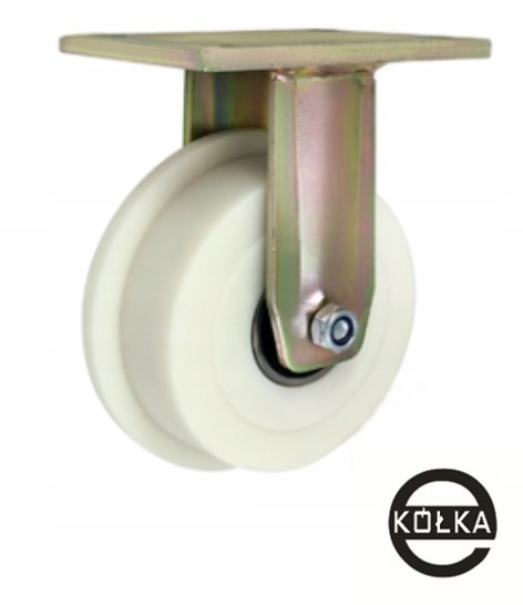Plastové přírubové kolo PA6G, průměr 160 mm, v pevném pouzdře/V43PA6G