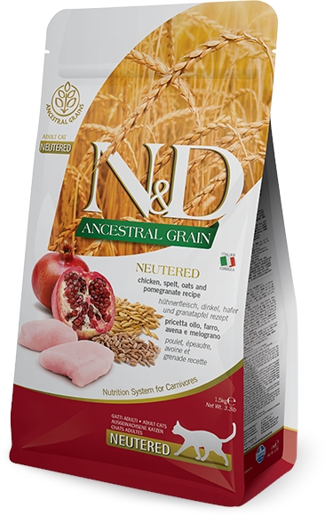 

Nd Cat Ancestral Grain Neutered Chicken 300g -0474