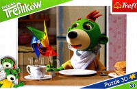 

Puzzle 30 elem.Rodzina treflików kolorowy wiatrak