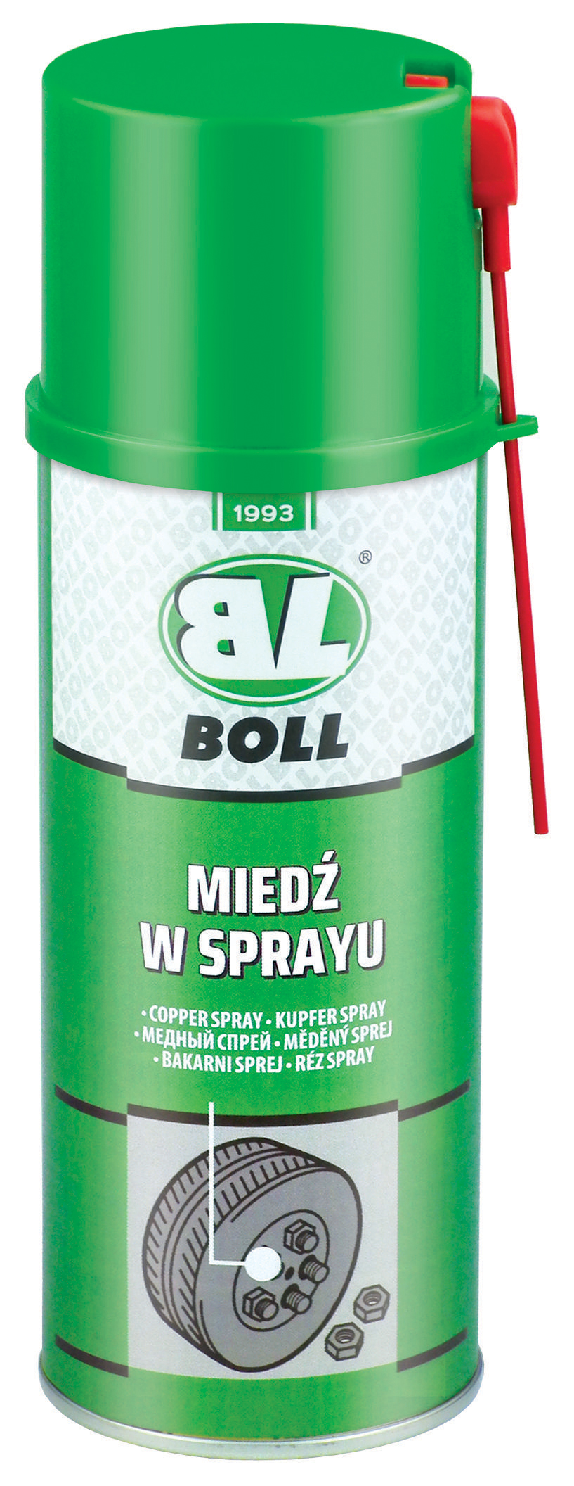 BOLL MIEDŹ W SPRAYU - SMAR MIEDZIOWY - 400ml
