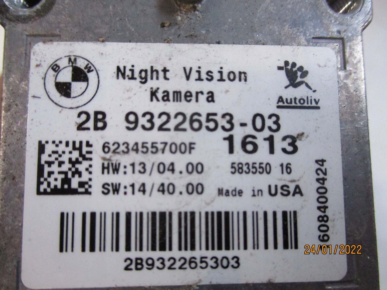 kamera NIGHT VISION 9322653 Marka inna