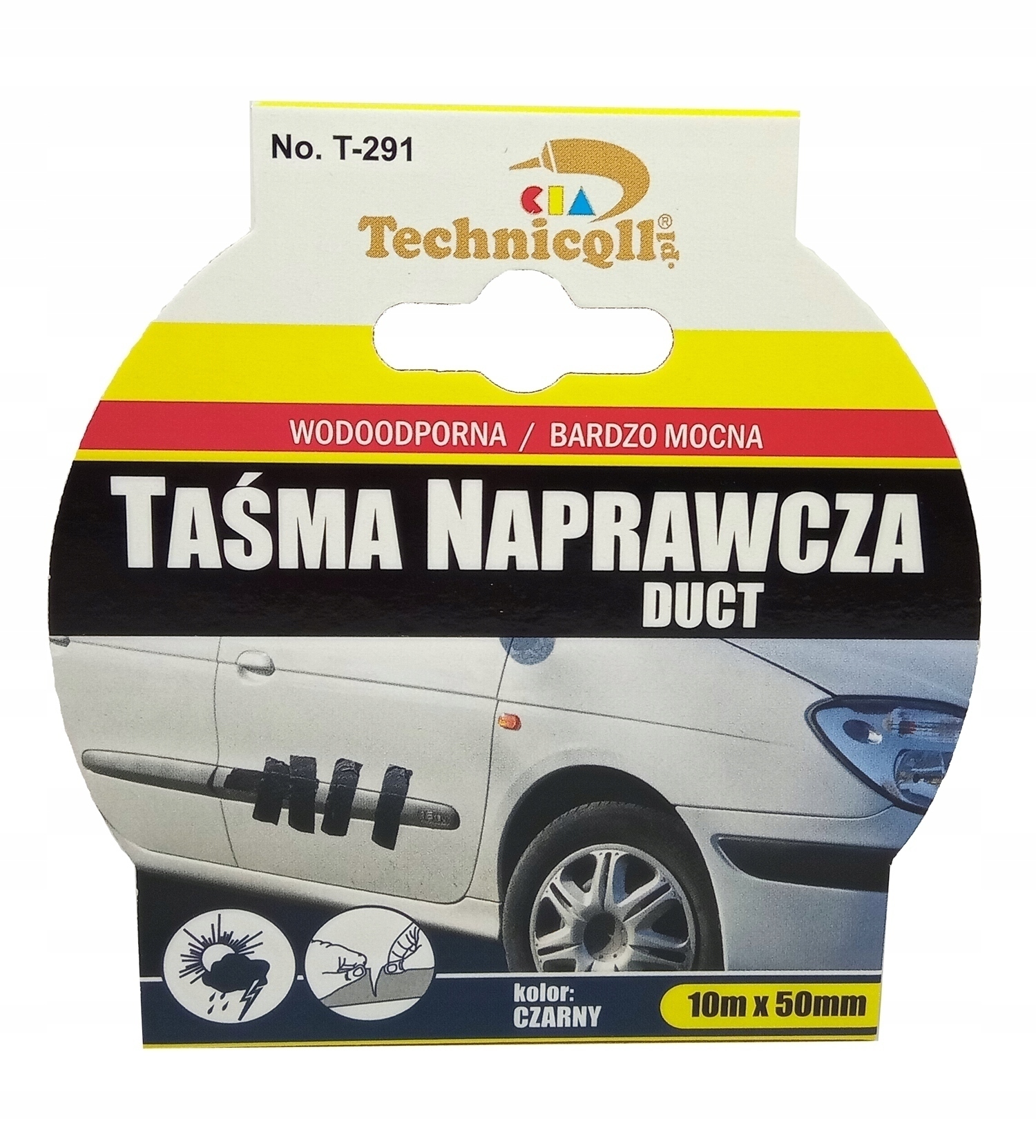 

Taśma naprawcza 10m/50mm czarna