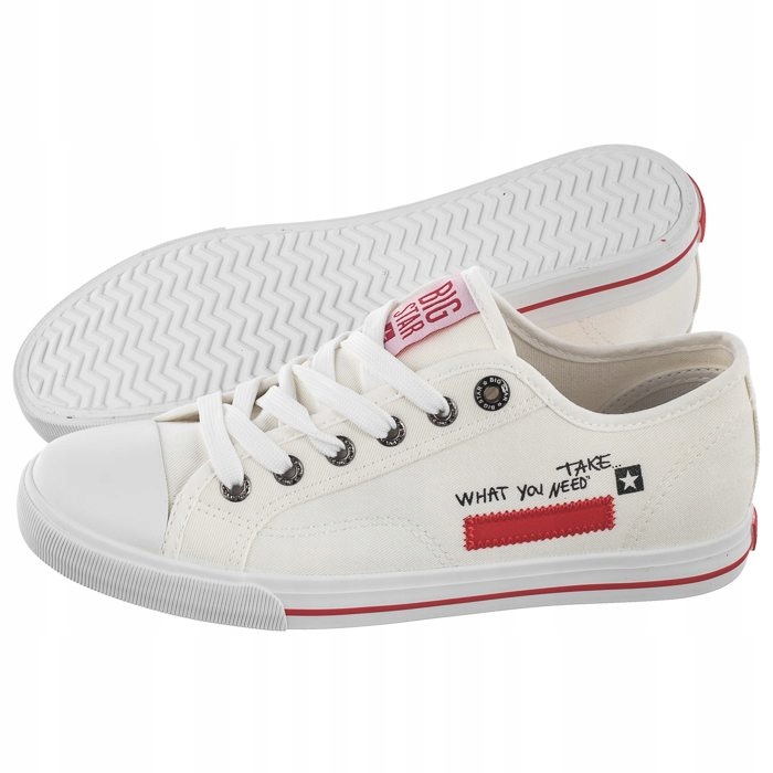 

Buty Damskie Trampki Big Star Białe FF274079