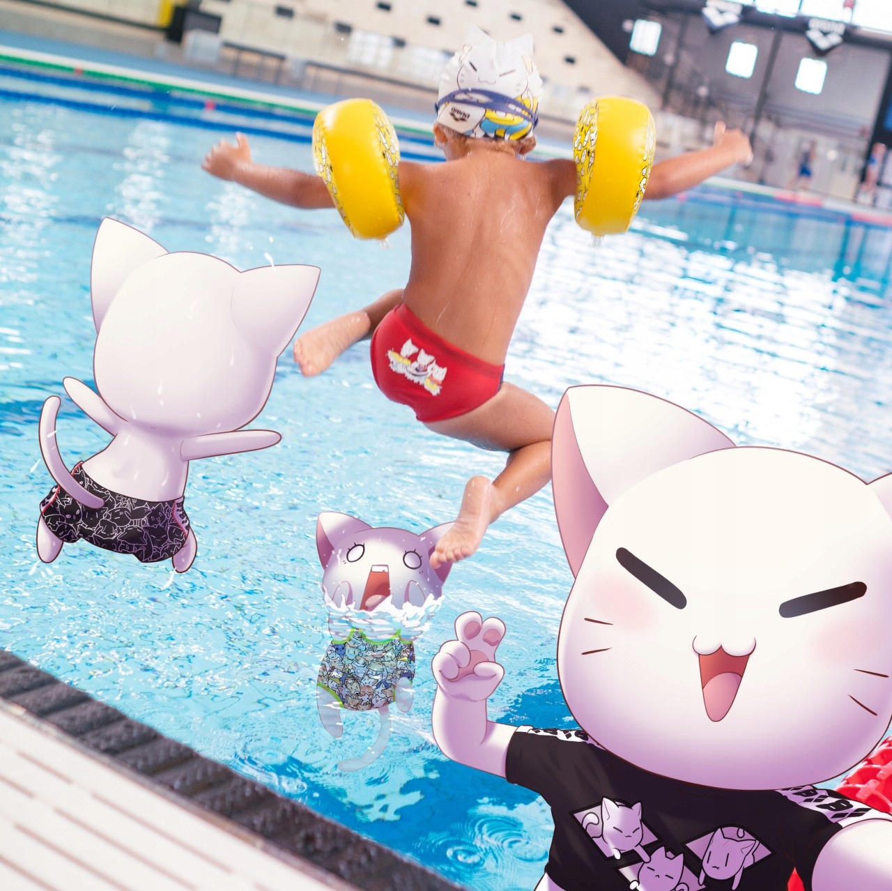 Rękawki do pływania Arena FRIENDS SOFT ARMBAND 3-6 Marka Arena