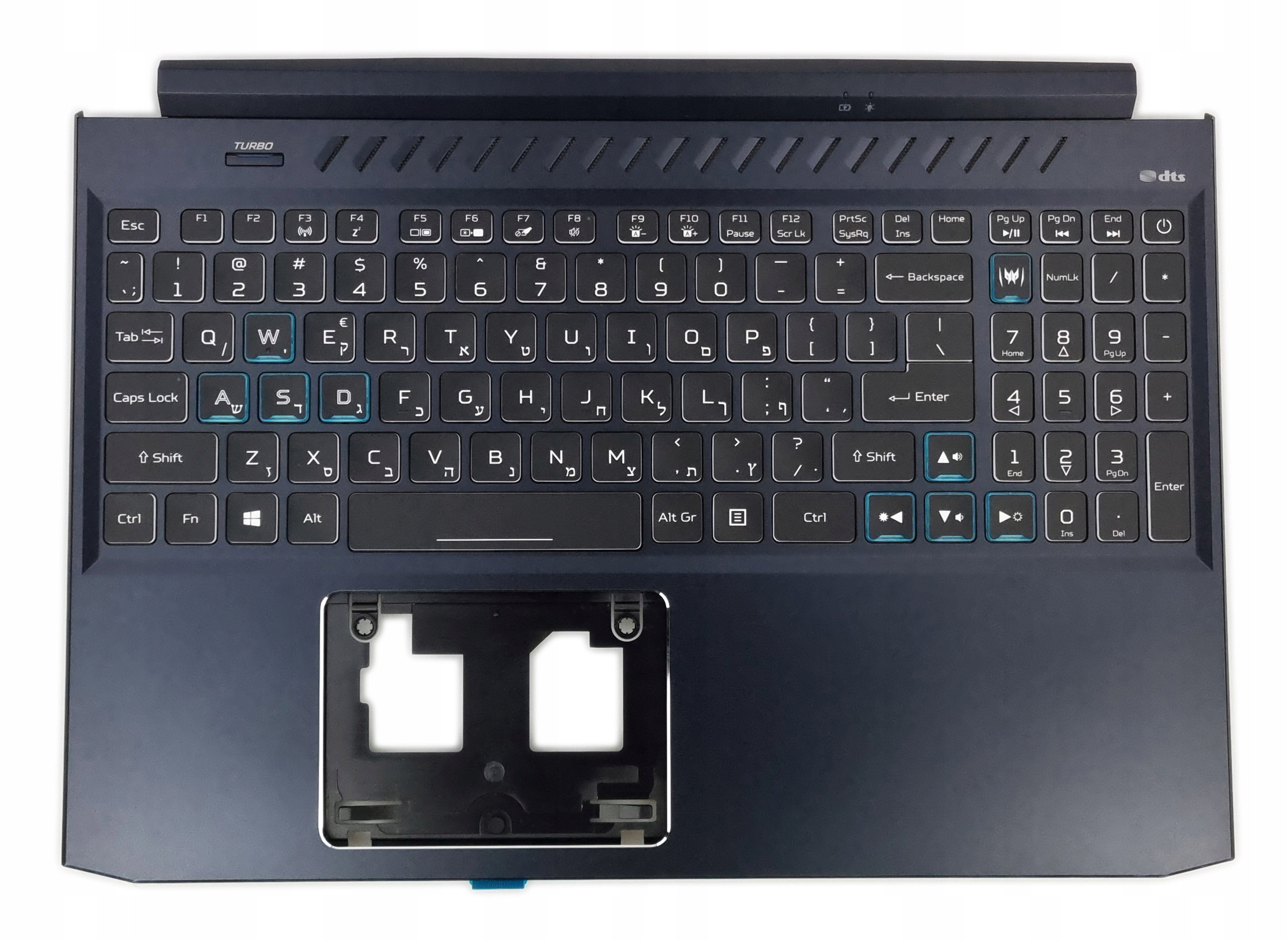 Klávesnica Acer Predator Helios 300 PH315-53 RTX3060 RTX3070 Hebrejská