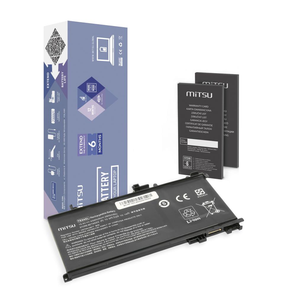 Bateria TE04XL TPN-Q173 HSTNN-DB7T do Hp Omen 15