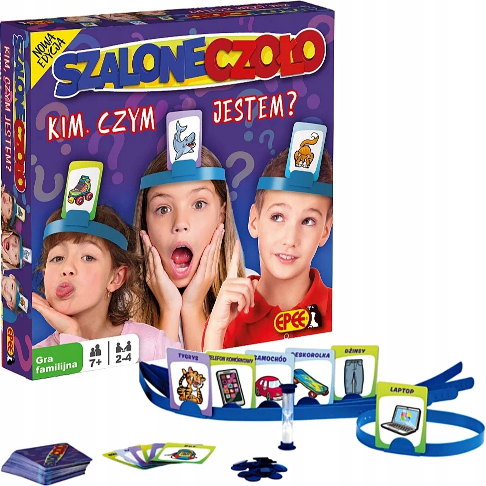 

Szalone Czoło Gra Imprezowa Rodzinna Kim Jestem