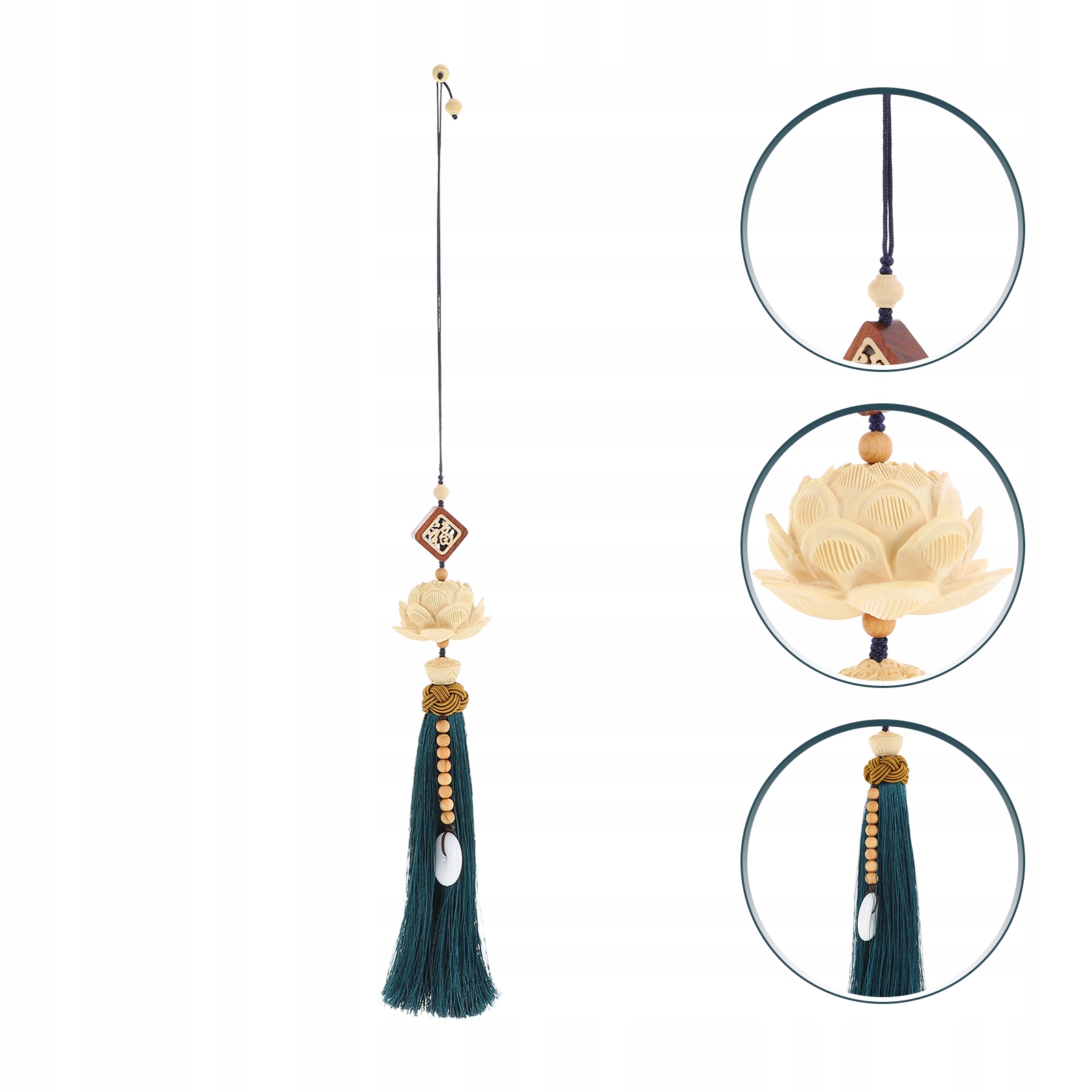 WISIOREK DREWNIANA ZAKŁADKA SAMOCHÓD LUSTERKO KWIAT Rodzaj inny