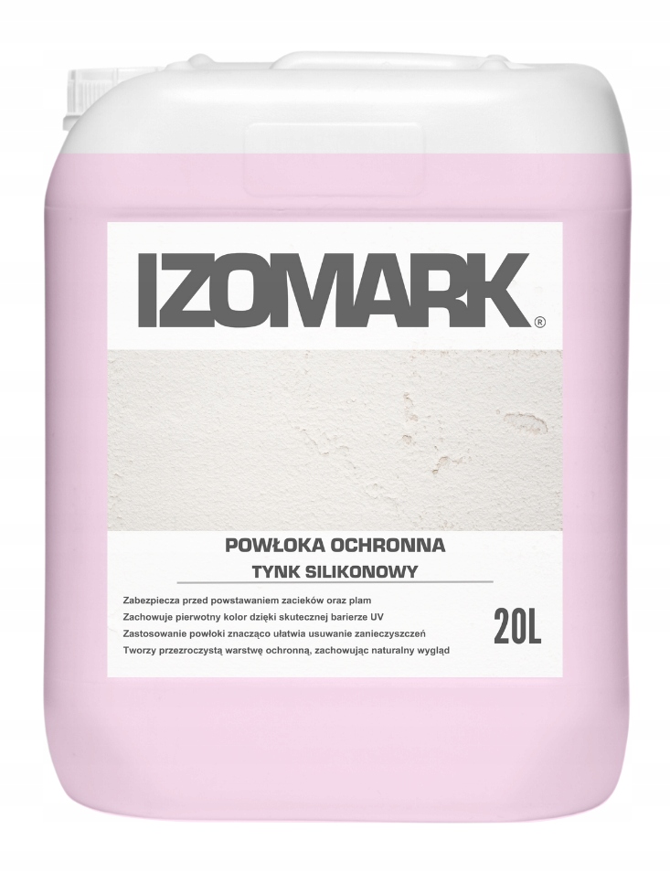 Izomark Ochranný Povlak – Silikonová Omítka 20 L