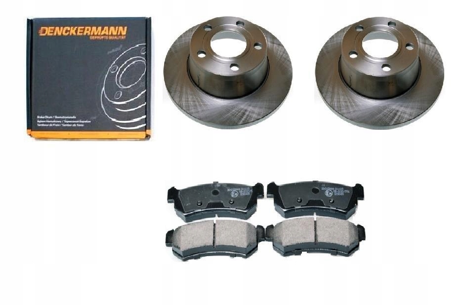 Kotouče Daewoo Nubira III Zadní 258MM Sada.