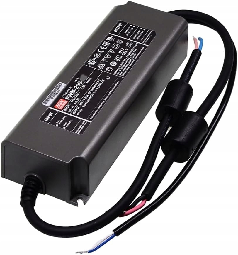 Napájecí zdroj Mean Well PWM-200-24DA2 200W pro Led diody 24V 8,3A, Pfc, DALI2