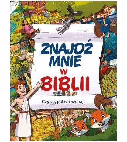 Biblická Knížka pro dítě Kniha Najdi mě v Bibli Pěkná Zajímavá