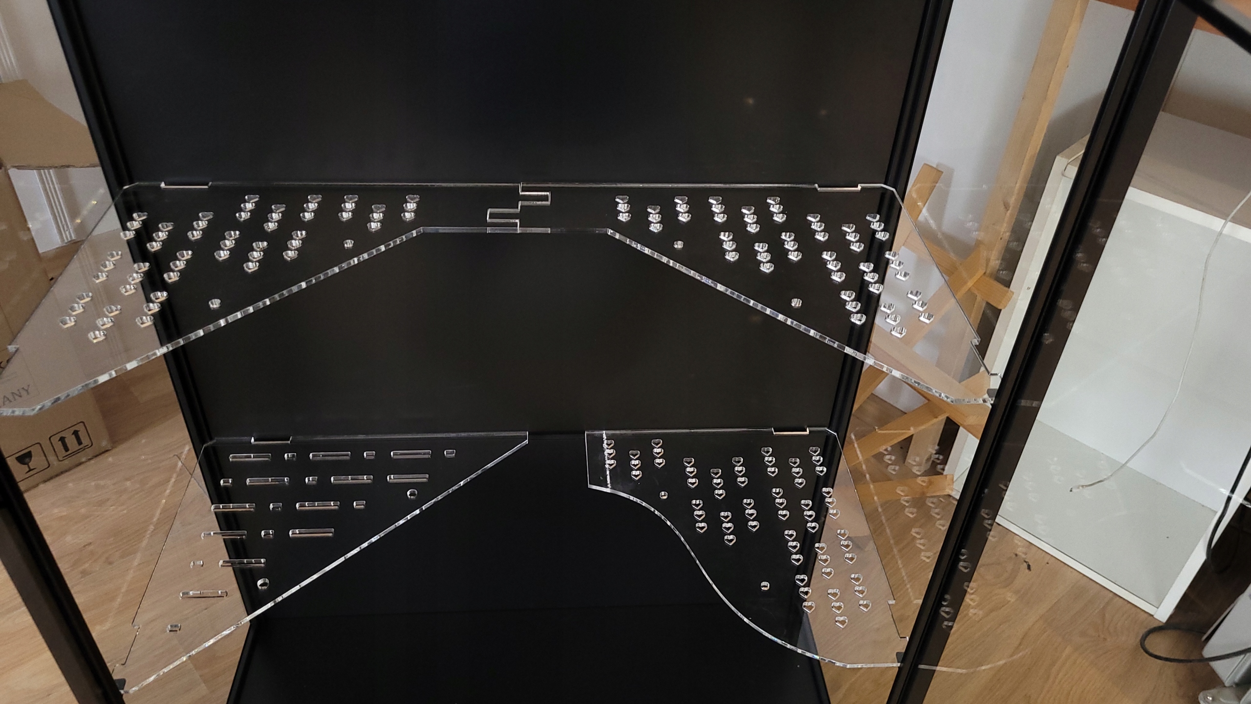 Rudsta Półka "łączona w kształcie U" Witryna Rośliny Szerokość mebla 77 cm