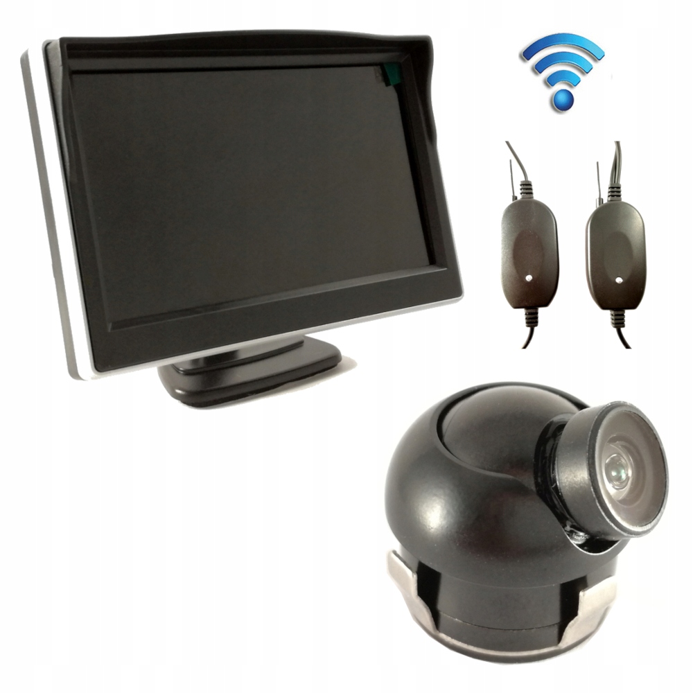 Монитор 5 камера заднего вида беспроводная передняя / задняя