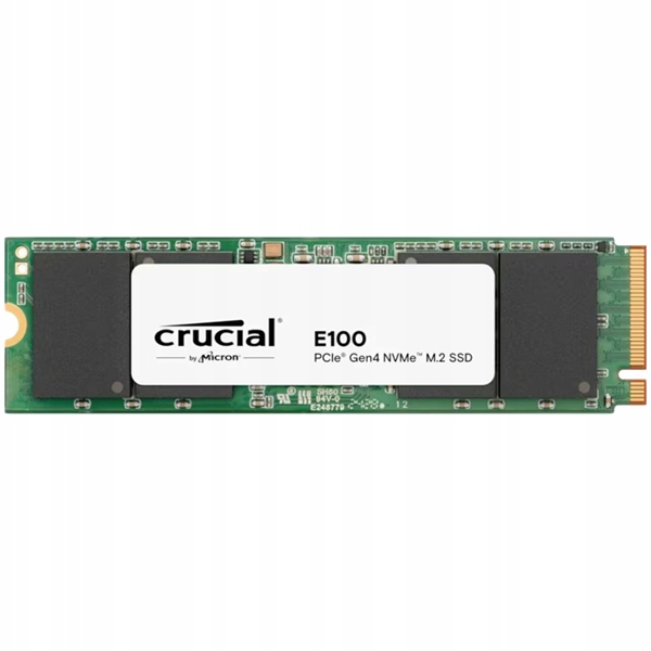 Crucial E100 480GB Ssd PCIe NVMe M.2 2280, r4500MB/s, w2500MB/s…