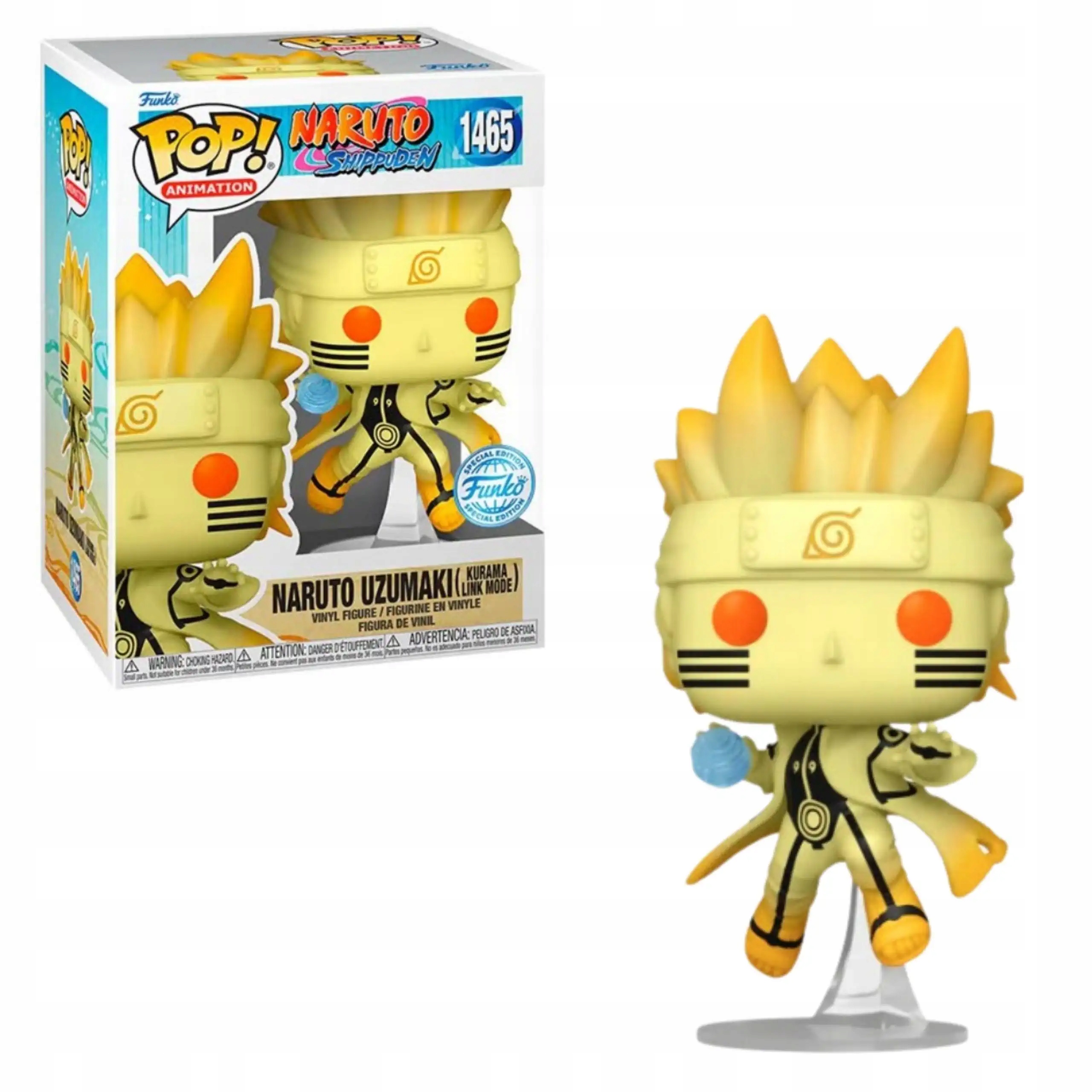 Funko Pop! Naruto Shippuden Naruto Uzumaki (Kurama Link Mode) #1465