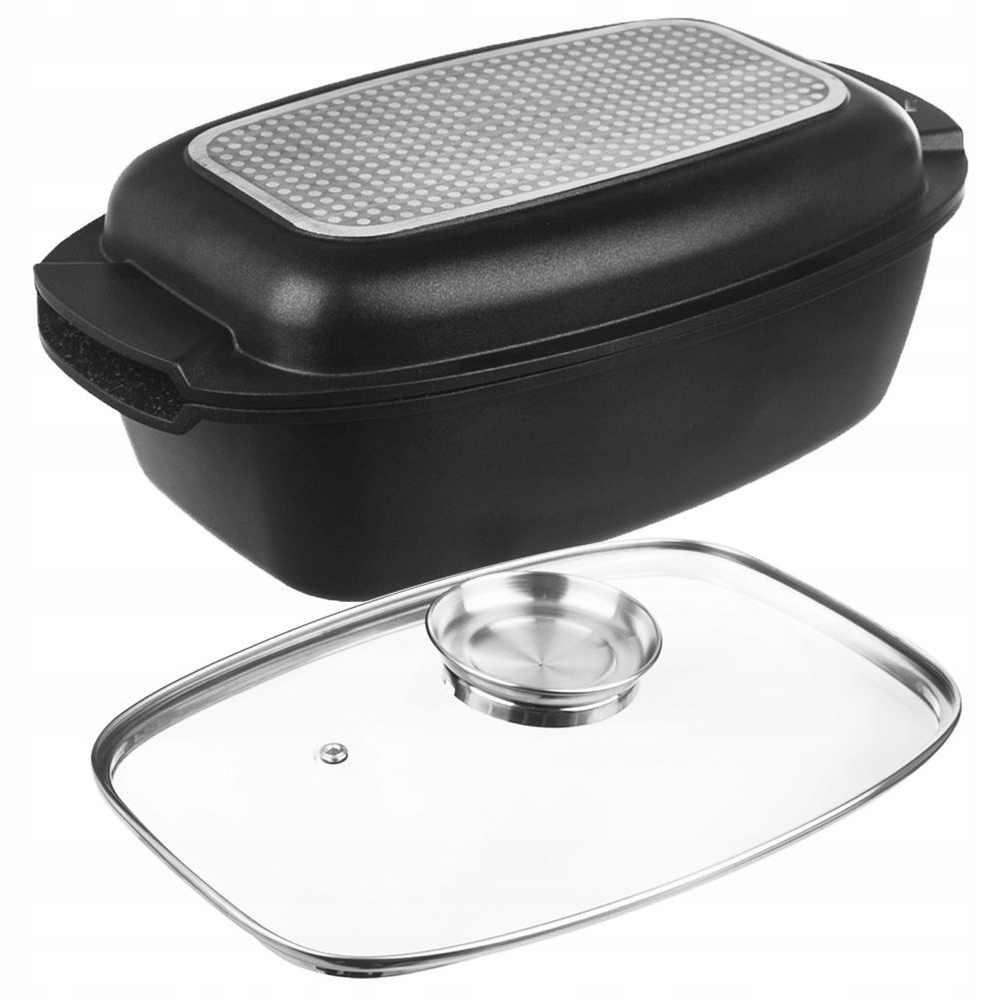 Pekáč Granitový 3v1 pekáč hrnec grilovací pánev na pečení