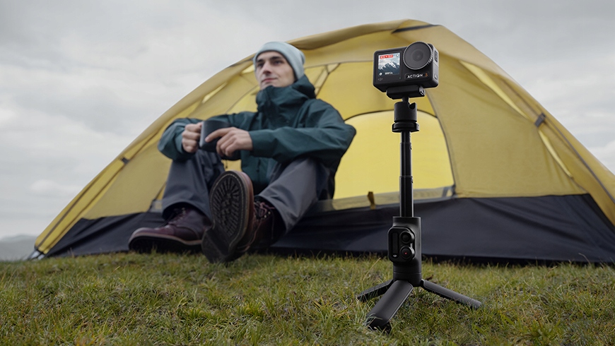 DJI ACTION 3 ADVENTURE COMBO 4K 120FPS WIFI Funkcje sterowanie bezprzewodowe