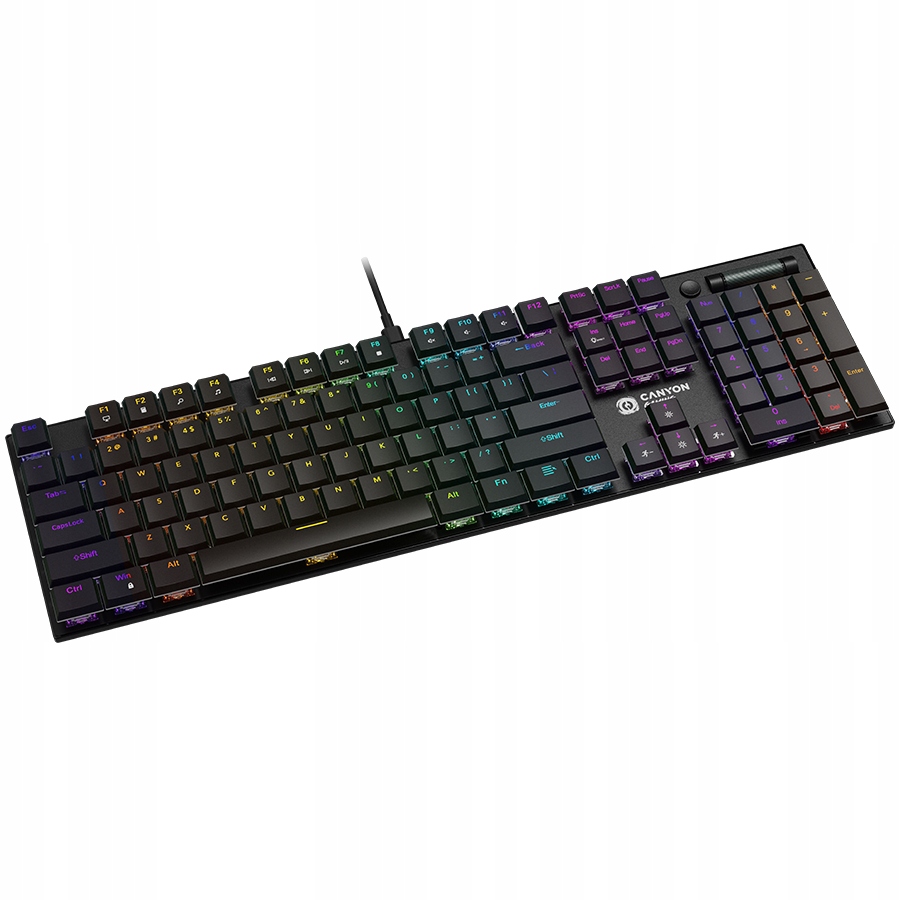 CANYON Klawiatura gamingowa Cometstrike GK-55 Przewodowa Czarna — 8