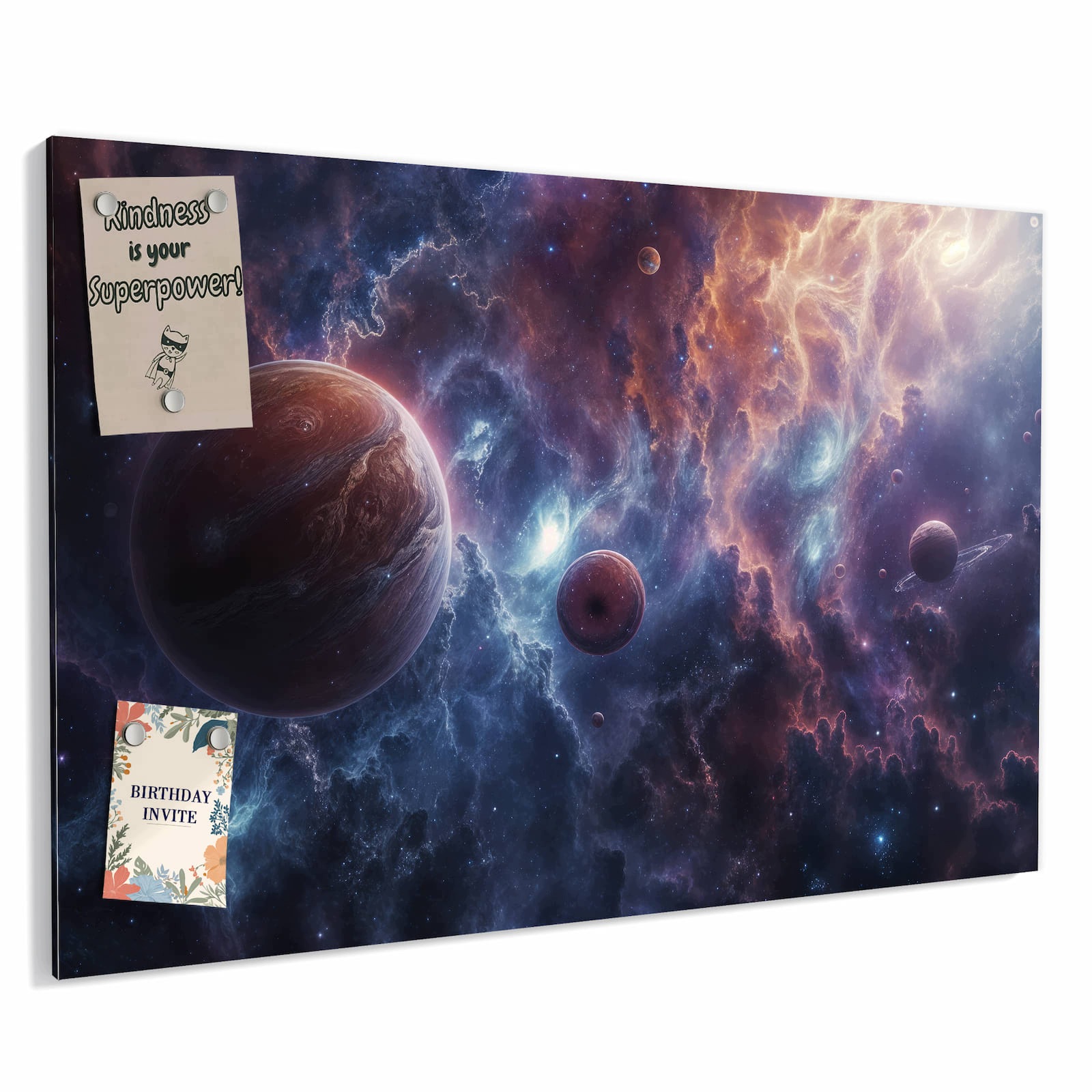 Magnetická tabule Galaktické Světy 60 × 40 cm