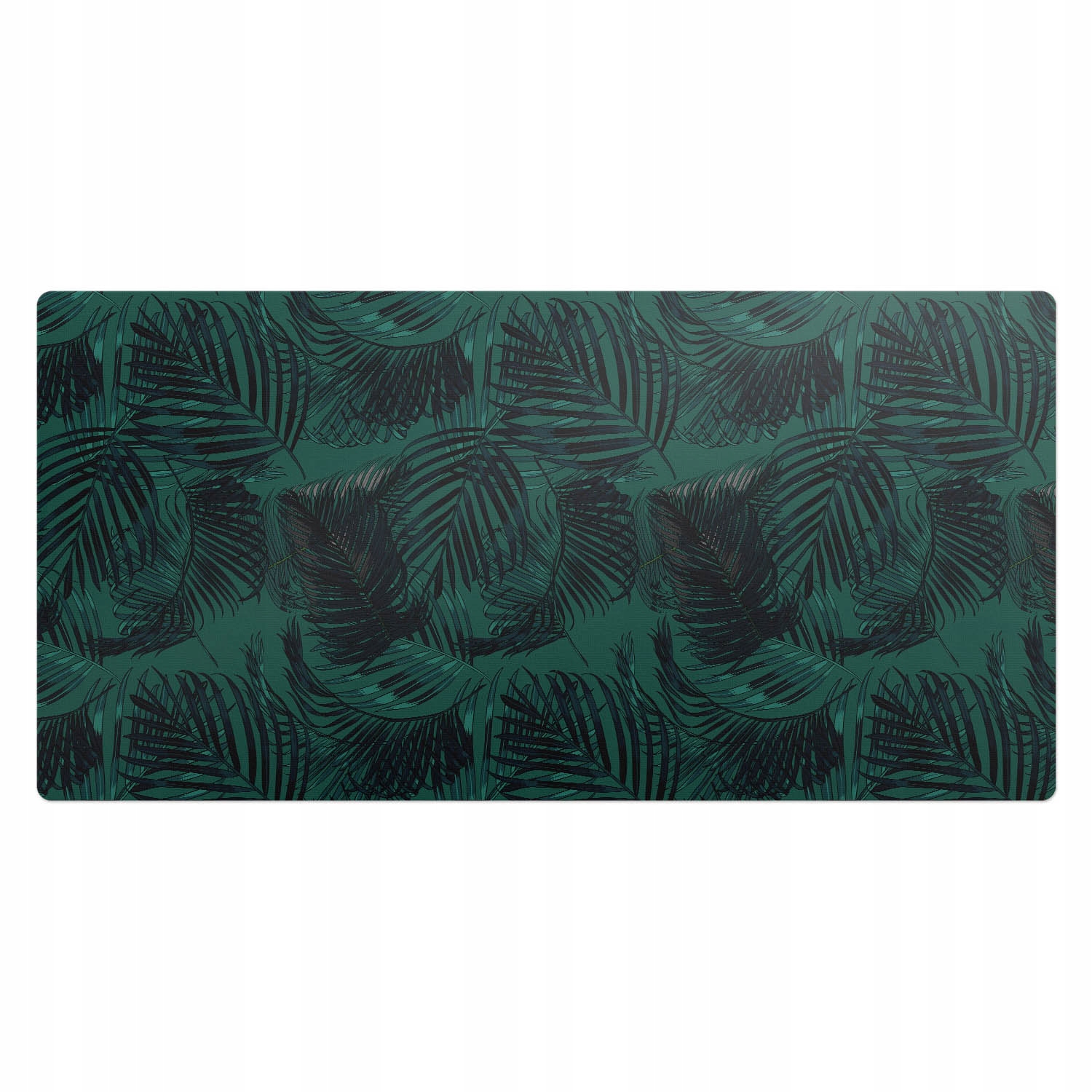 Ochranná podložka na pracovní desku do kanceláře, vzor s palmovými listy, 100 x 50 cm