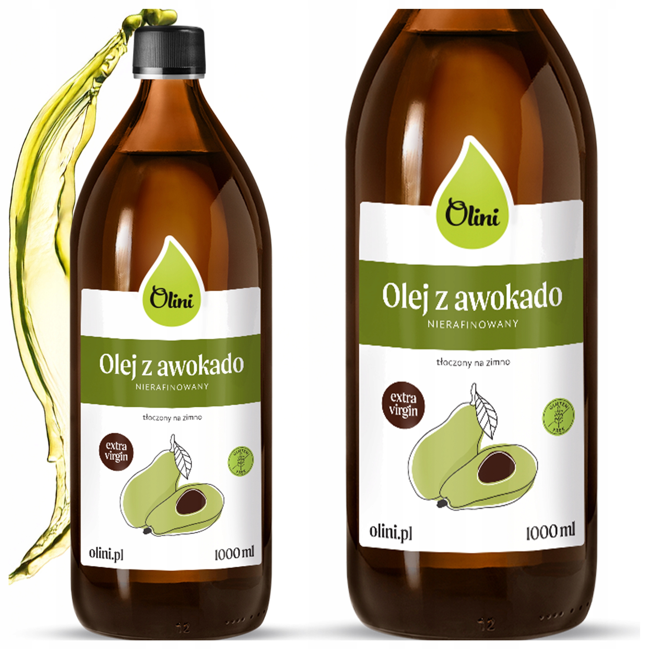 Avokádový olej Olini lisovaný za studena