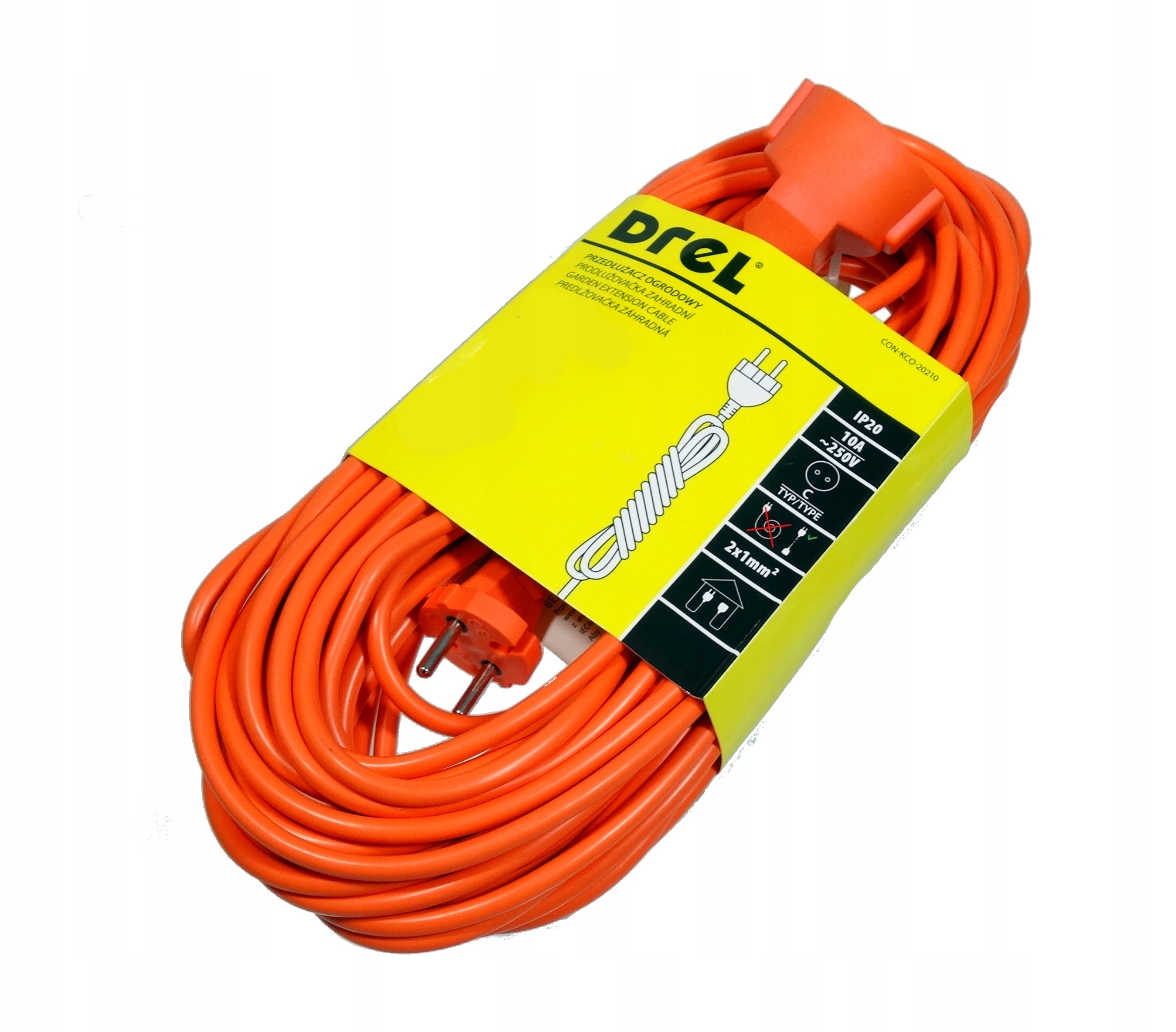 

Przedłużacz ogrodowy 40 metrów Pcv 2x1mm 10A