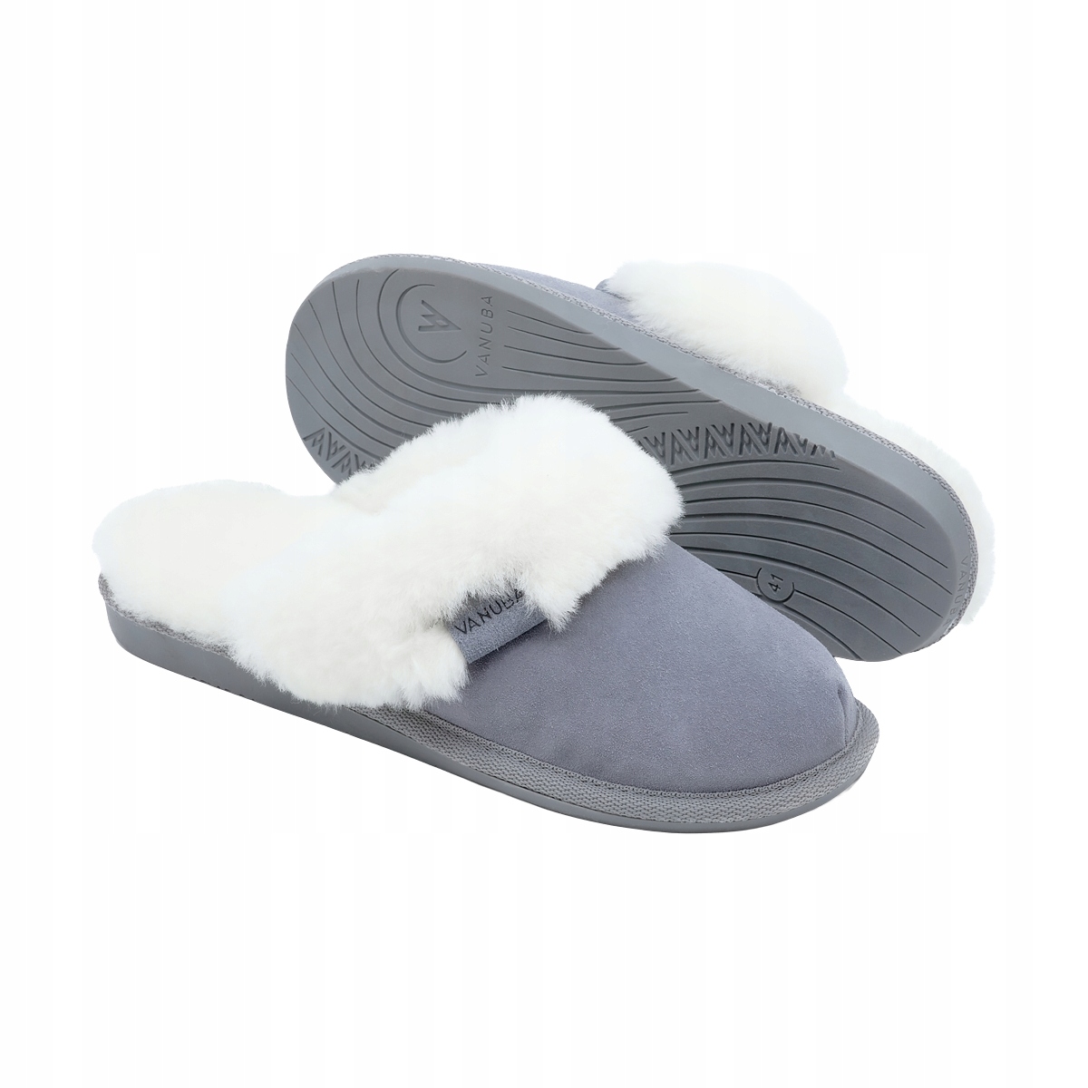 Dámské horalské pantofle Pantofle Vlněné teplé Popelavé vel 36