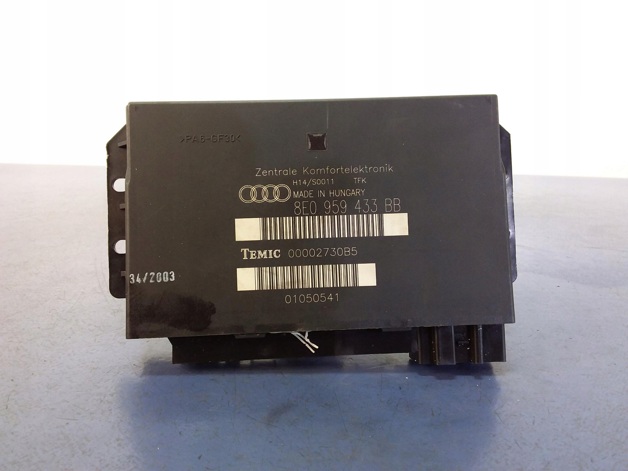 AUDI A4 B6 драйвер модуль комфорта 8E0959433BB