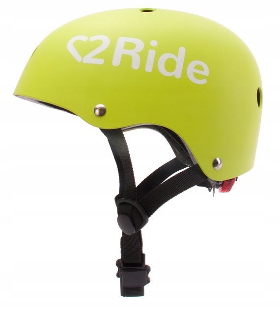 Sun baby Kask rowerowy dla dzieci S 50-54 cm Led klips