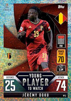 The Road to Uefa Nations League Finals 2022-2023 YP3 Jérémy Doku Topps