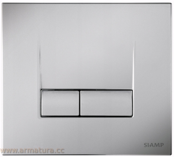 Cersanit Tlačidlo Splachovacie Wc Target Aqua Base smarty Chrom-mat satén