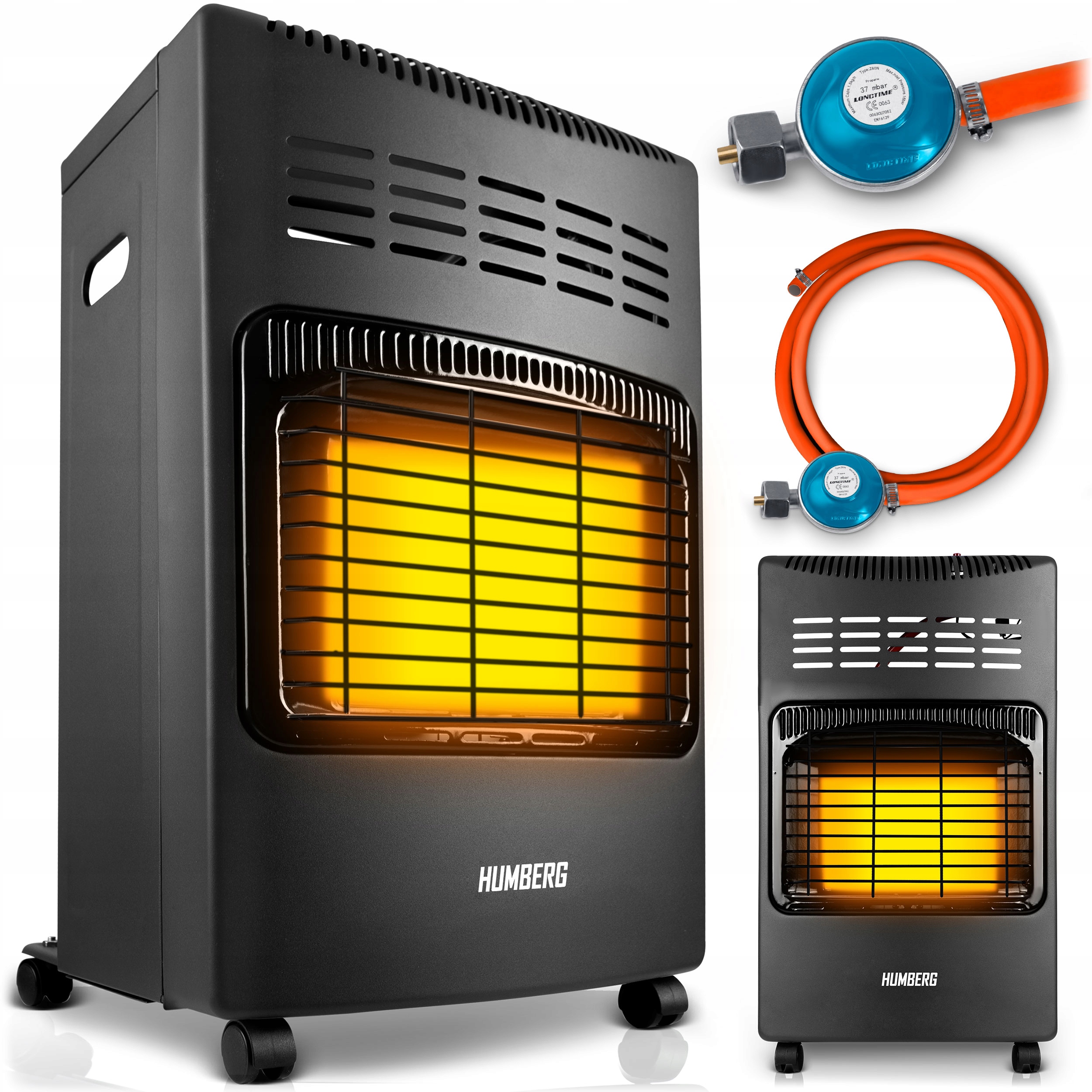 Plynová Pec Na Flaše Ohrievač Pec Sklopná Výkonná Slim Redukcia Hadice