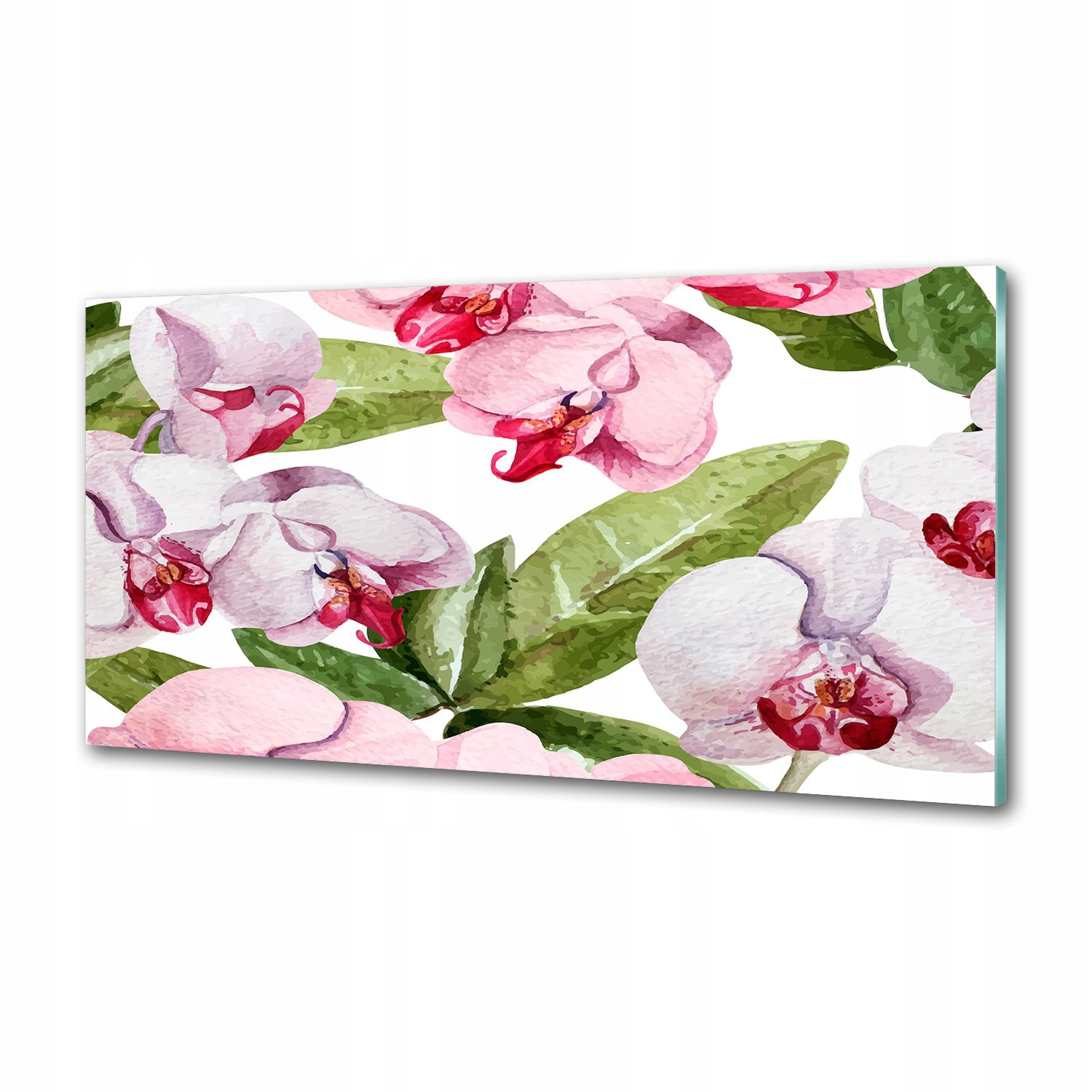 Panel do kuchyne Ružové orchidey 120 x 60 cm Lepidlo