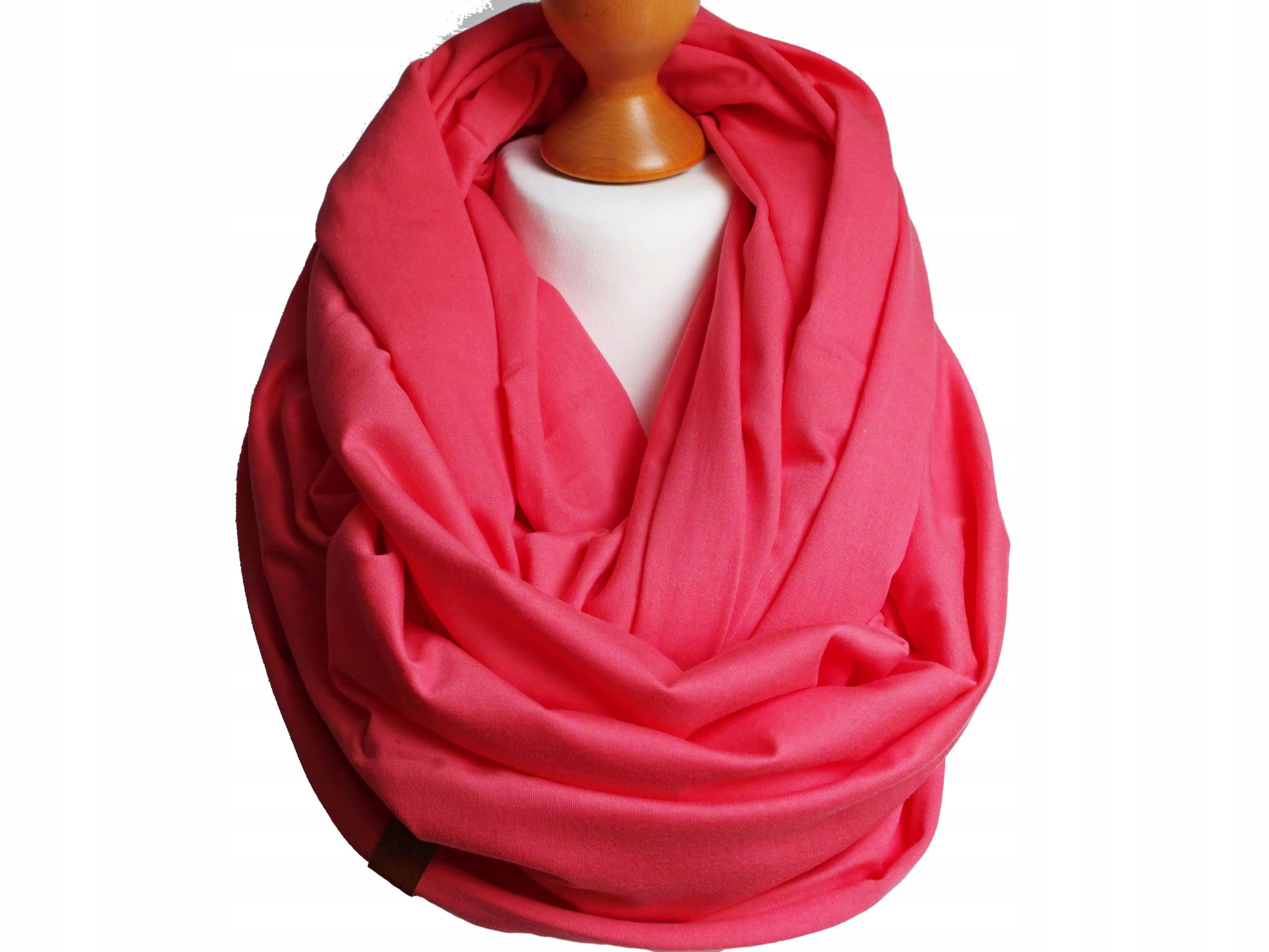 

Komin Duży Tuba szal damski Obszerny bawełniany XL