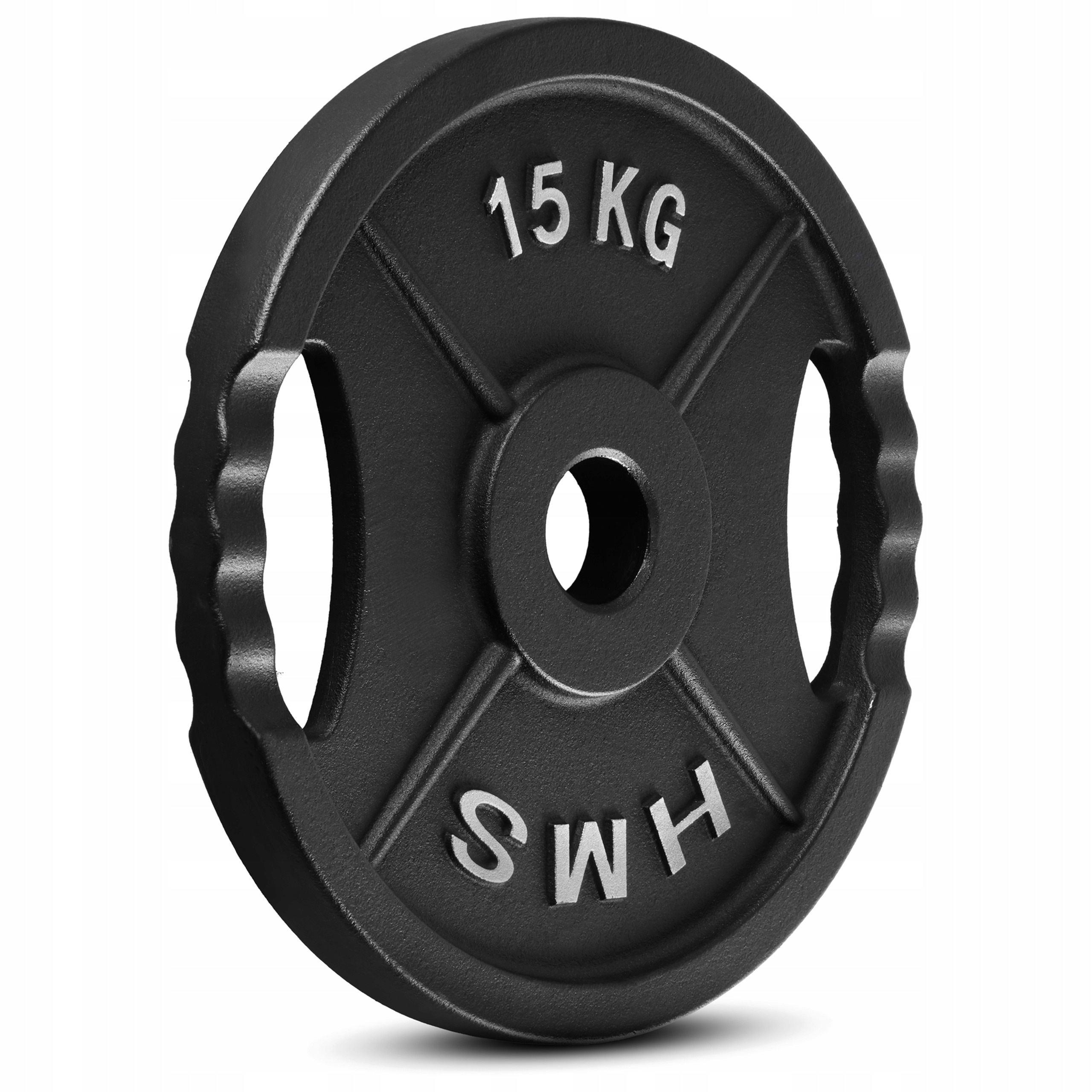 Olympijský talíř Hms TOD15 15 kg černý litinový pro posilovnu 51 mm