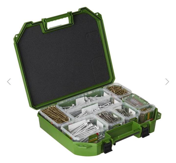 Terasové Skrutky Essve Hds 4,8x60 Corrseal 5x80 Sada Skrutiek Kufor